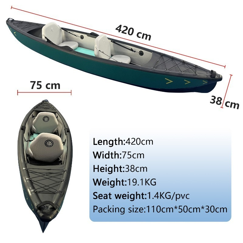 Nieuw ontwerp 4.2m draagbare o - Fishing Boat Inflatable recensie en prijs