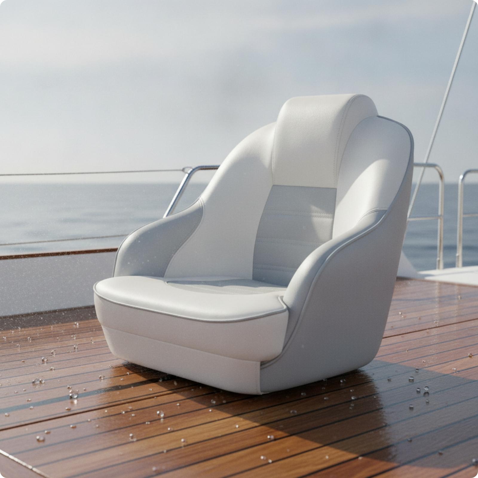 Marine kapiteinsstoel met hoge - Fishing Boat Seat recensie en prijs